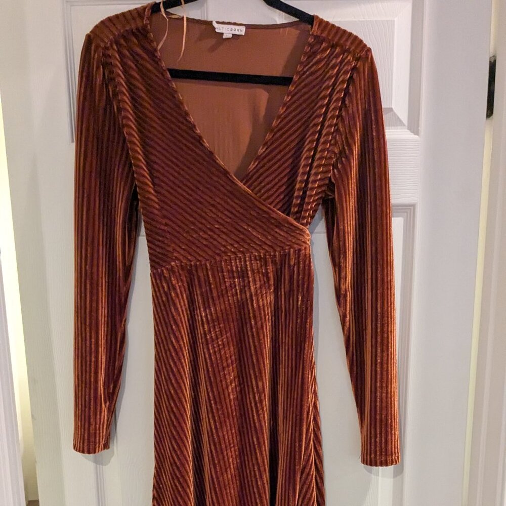 Baltic Born Rust Long Sleeve Dress